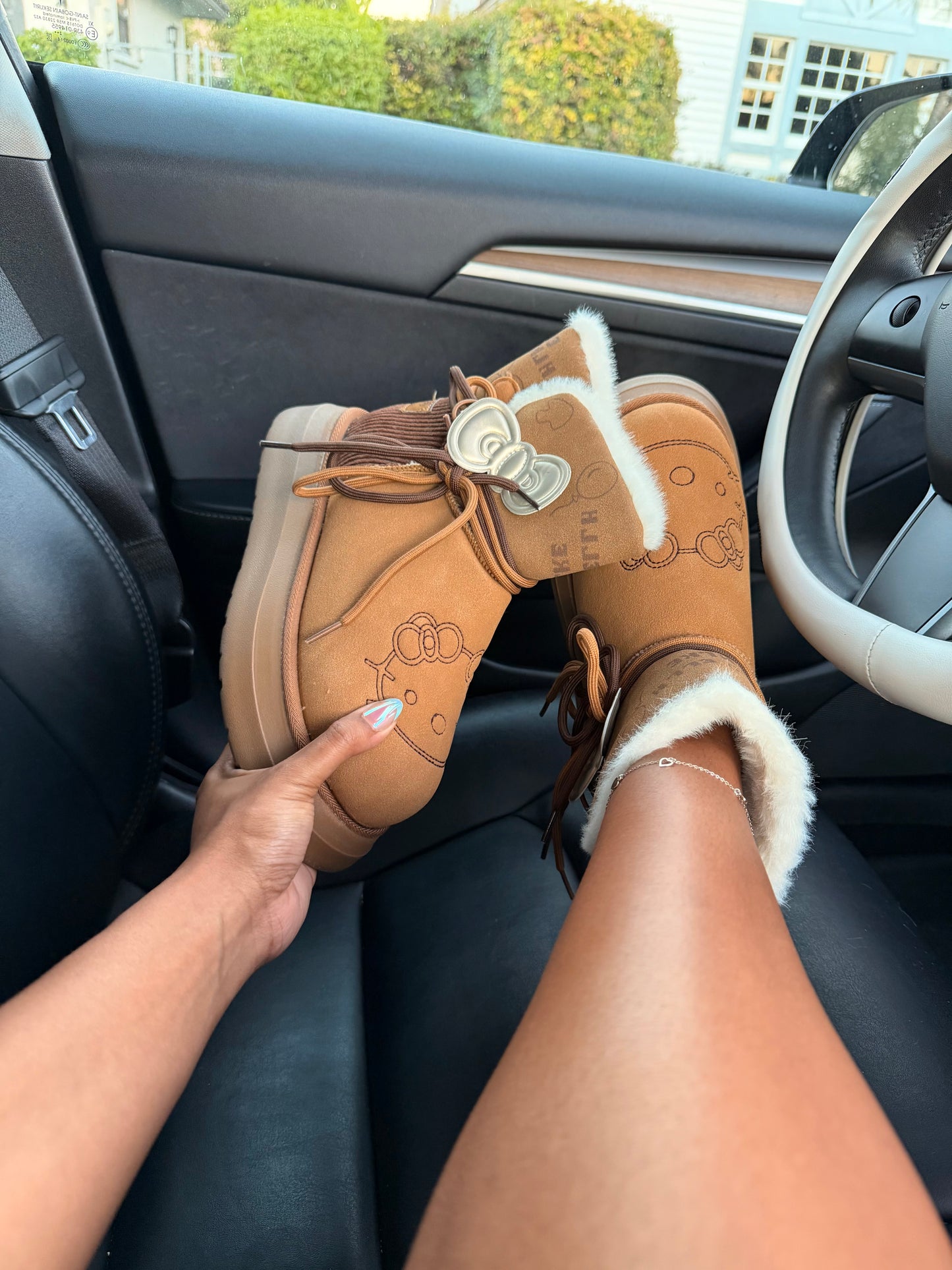 Cozy Kitty Winter Boots