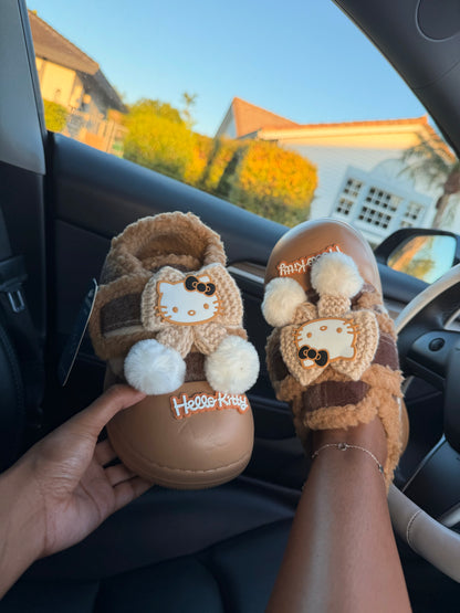 Hello Kitty Cozy Knitted Clogs