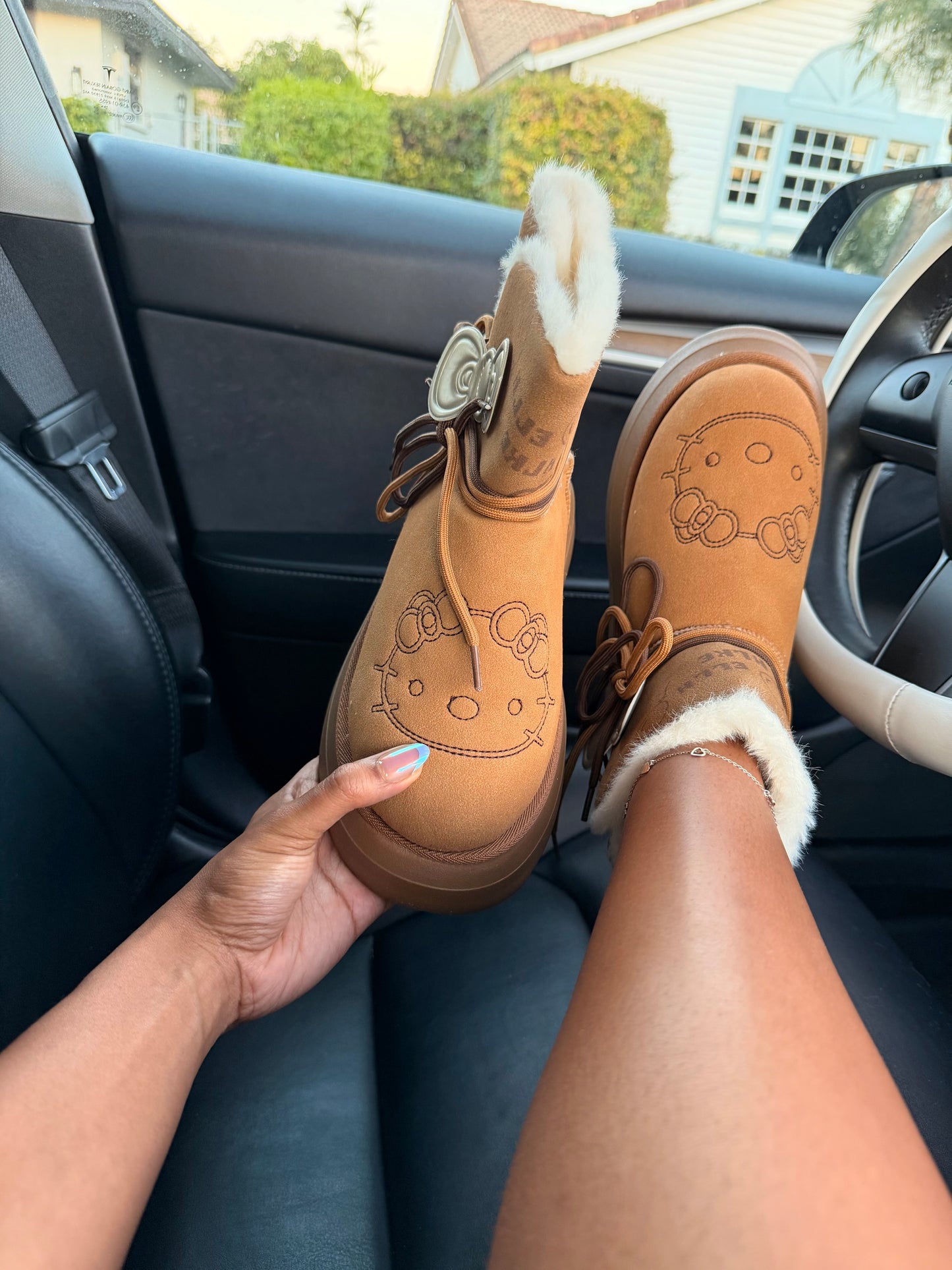 Cozy Kitty Winter Boots