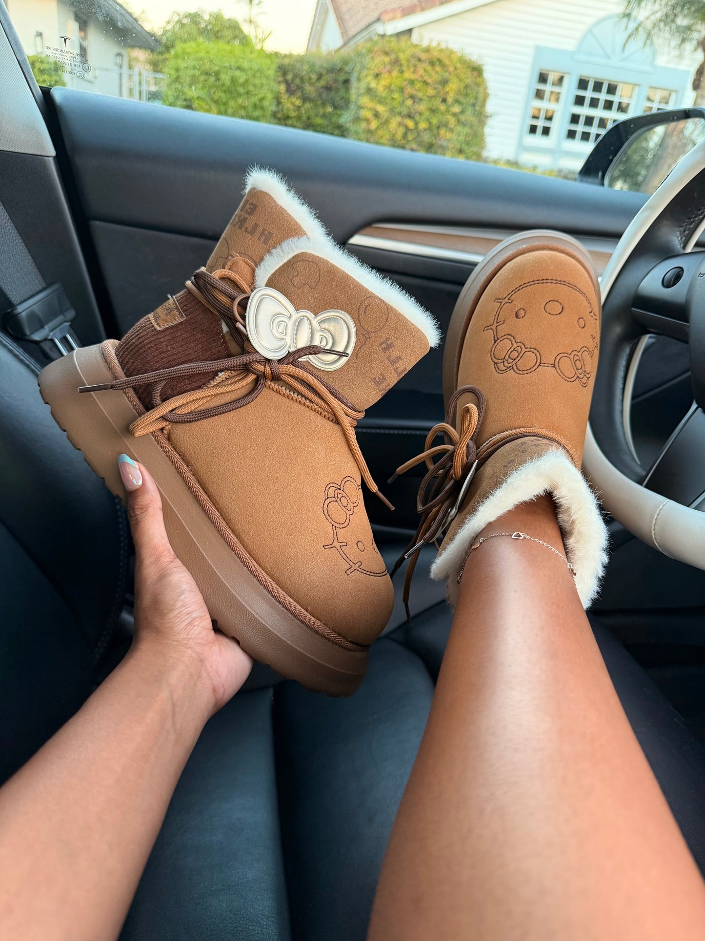 Cozy Kitty Winter Boots