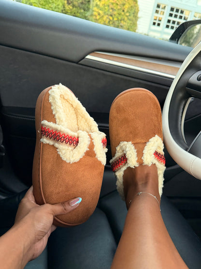 Rustic Winter Cozy Slippers