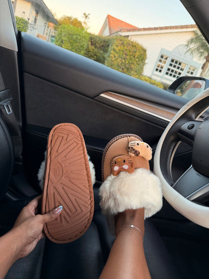 Cozy Kitty Plush Slippers
