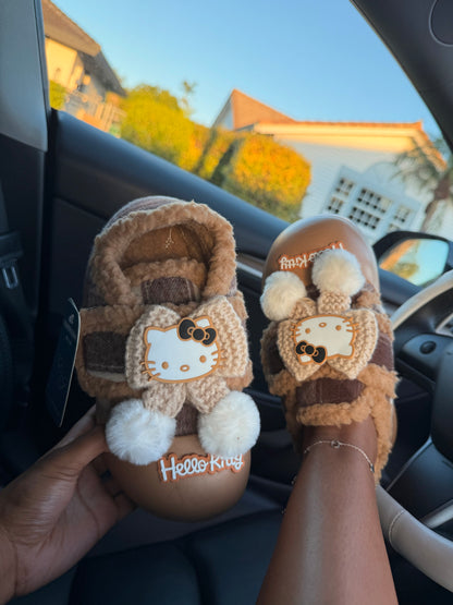 Hello Kitty Cozy Knitted Clogs