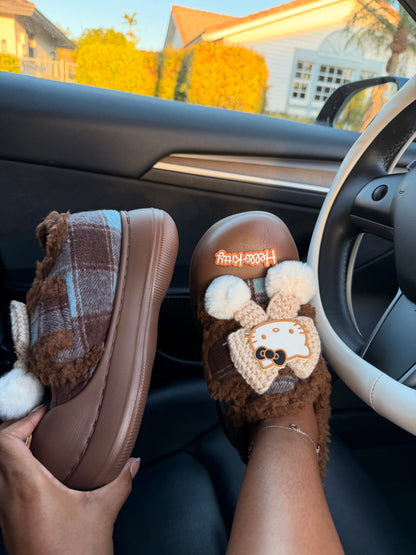 Hello Kitty Cozy Knitted Clogs